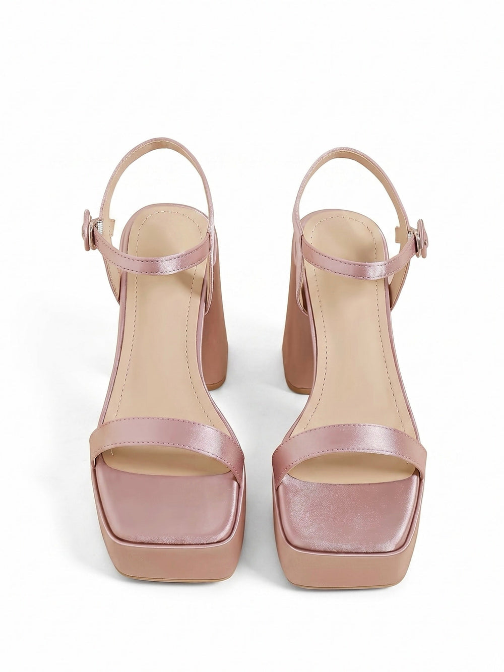 Exquisite French Retro Platform Pumps with Chunky Heels, view 2