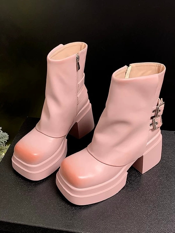 Barbie Pink Spicy & Sweet Ankle Boots, view 3