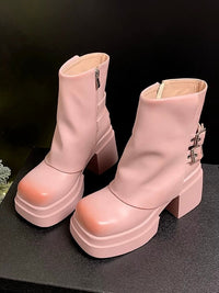 Barbie Pink Spicy & Sweet Ankle Boots, view 3