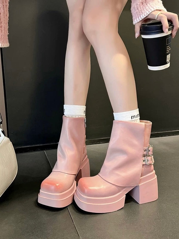 Barbie Pink Spicy & Sweet Ankle Boots, view 2