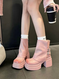Barbie Pink Spicy & Sweet Ankle Boots, view 2