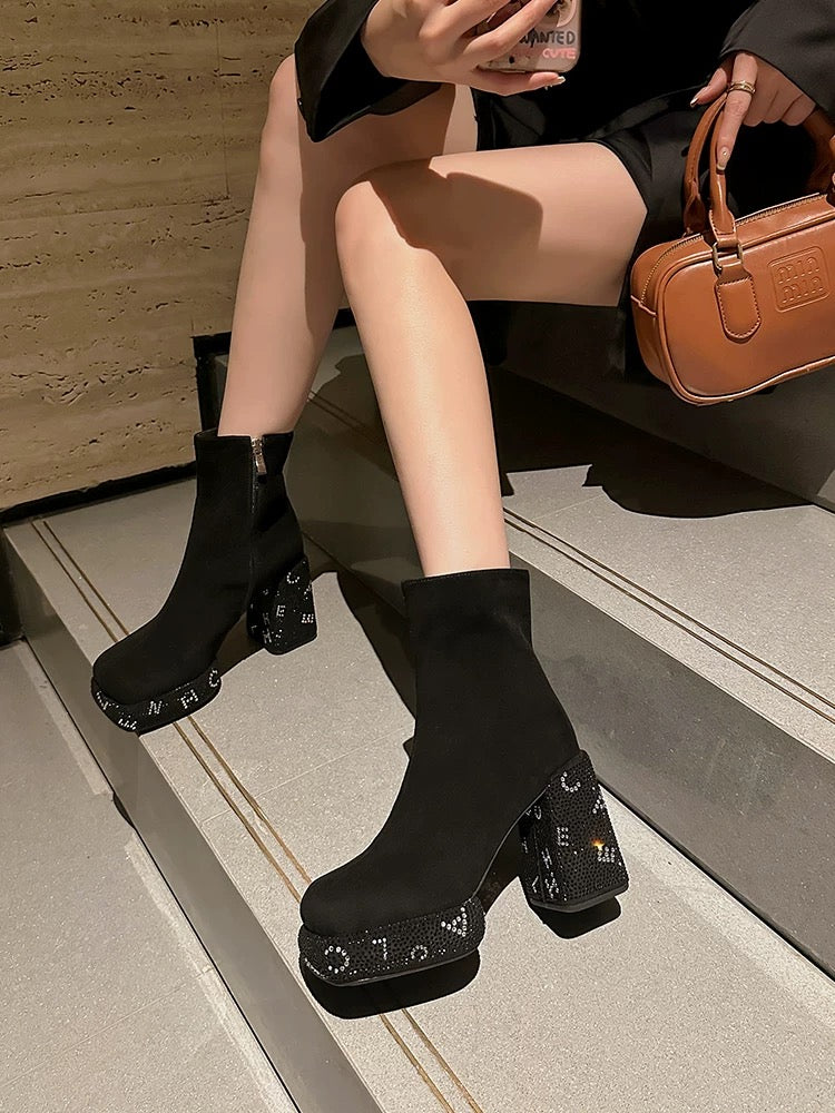 Midnight Sparkle Statement Pumps, view 5
