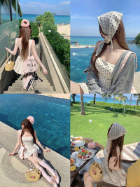 Vintage-Inspired Polka Dot Mini Dress, view 3