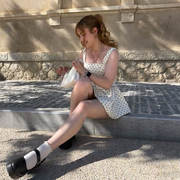 @backonvenus wearing Midnight Sparkle Statement Pumps